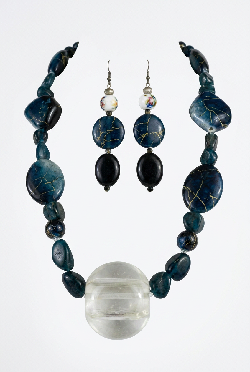 Accessory>Jewelry Necklace & Earring Set