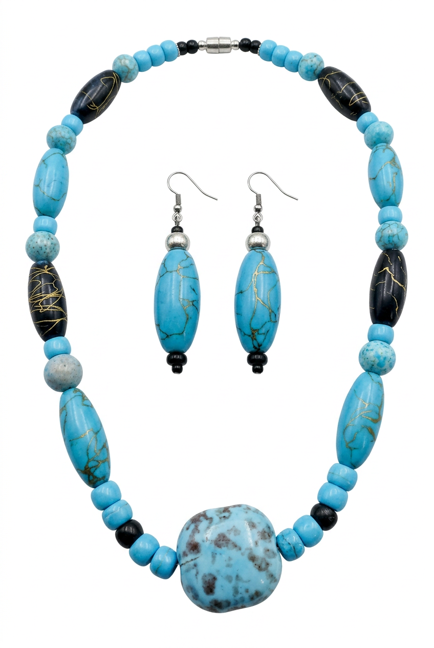 Accessory>Jewelry Necklace & Earring Set