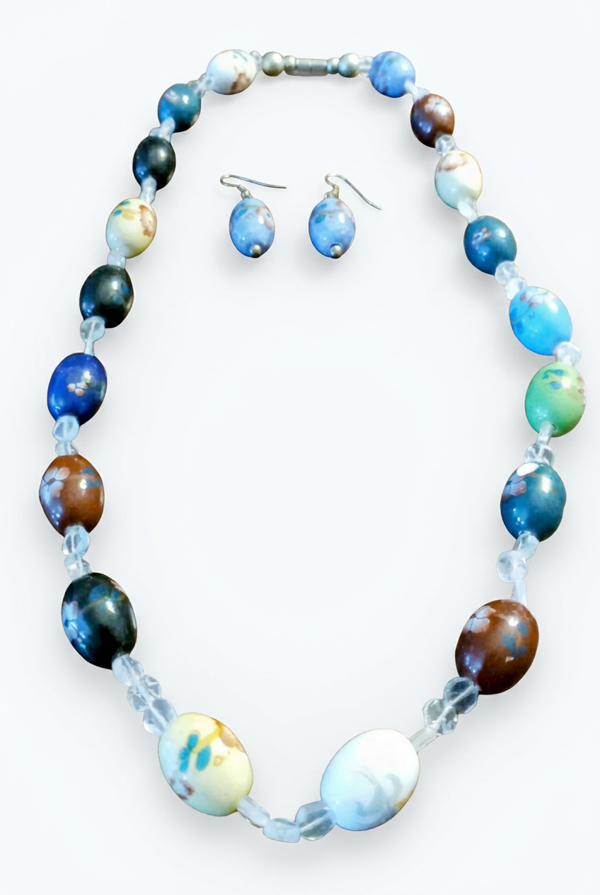 Accessory>Jewelry Necklace & Earring Set