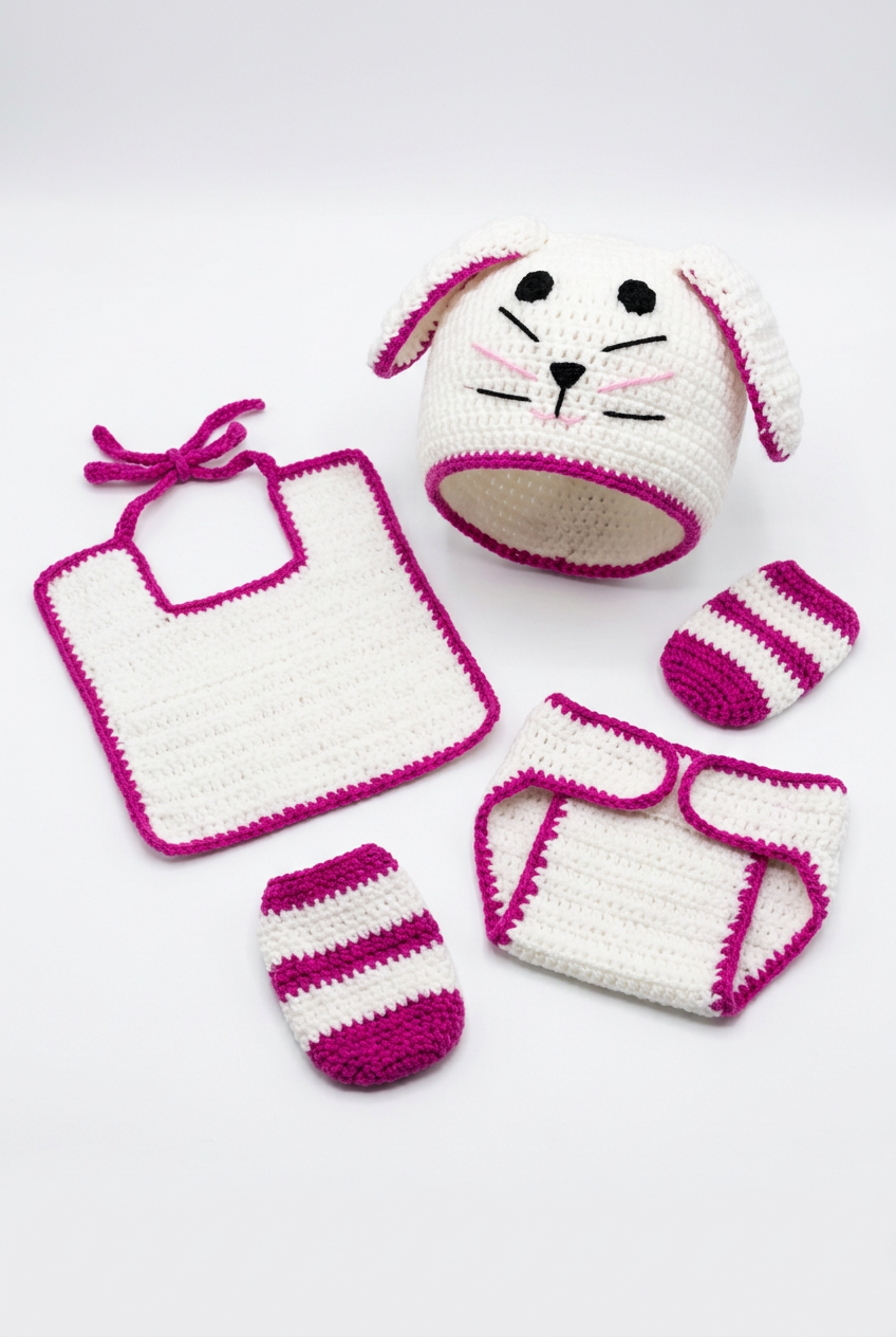 Apparel>Accessories Diaper Cover, Beenie, Bib and Bottle Cover, Wash rags