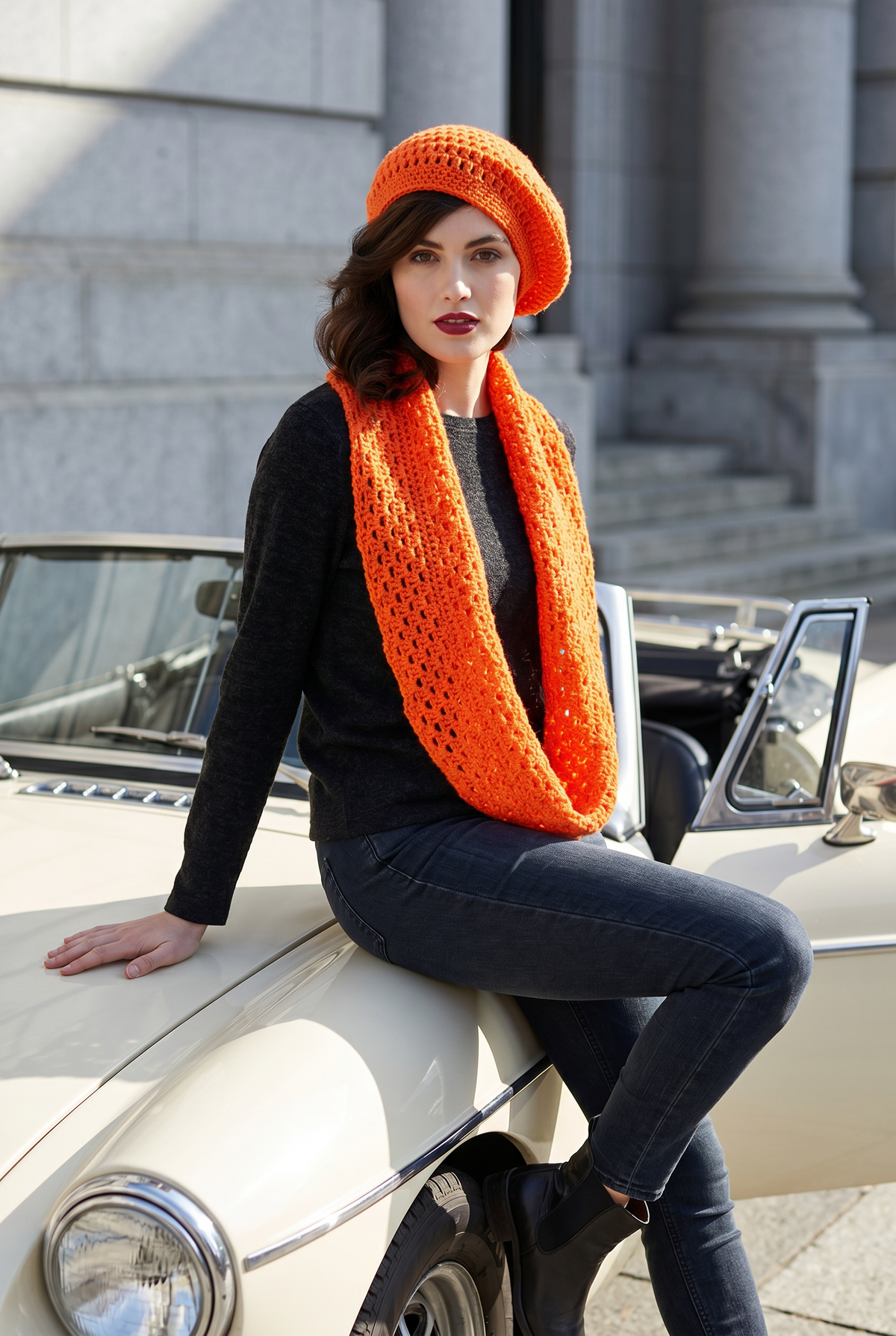 Apparel>Accessories Beenie & Long Scarf Set