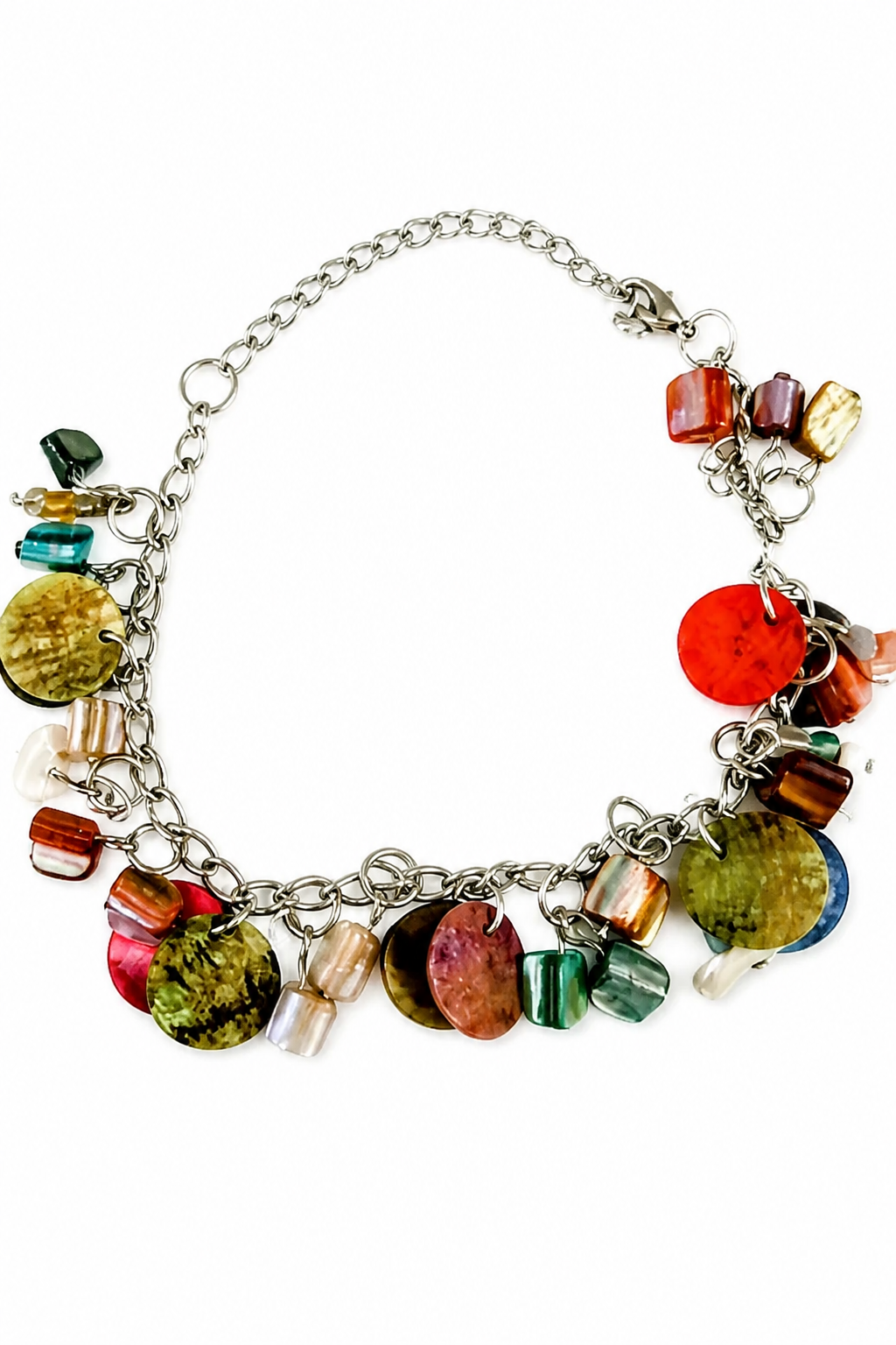 Accessory>Jewelry Bracelet w/ metallic charms.