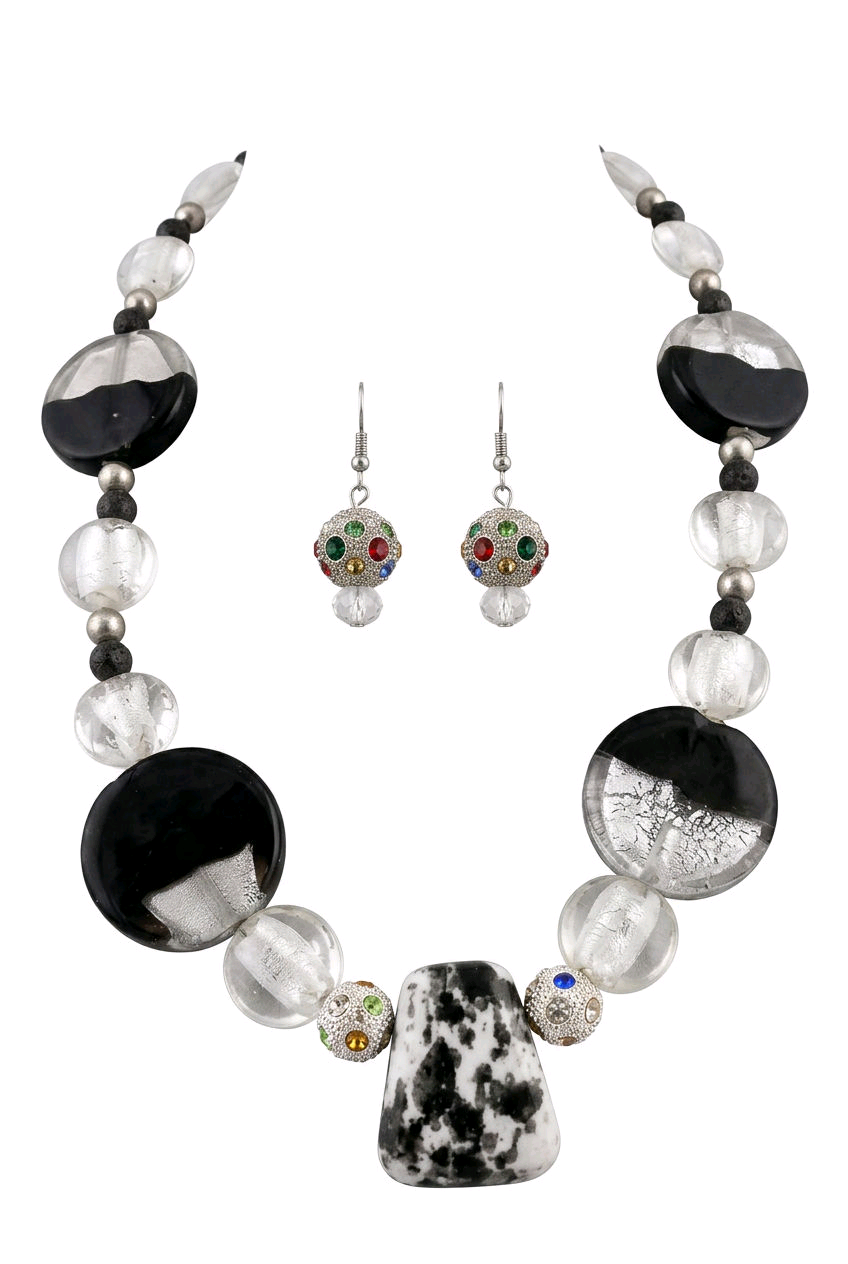 Accessory>Jewelry Necklace & Earring Set