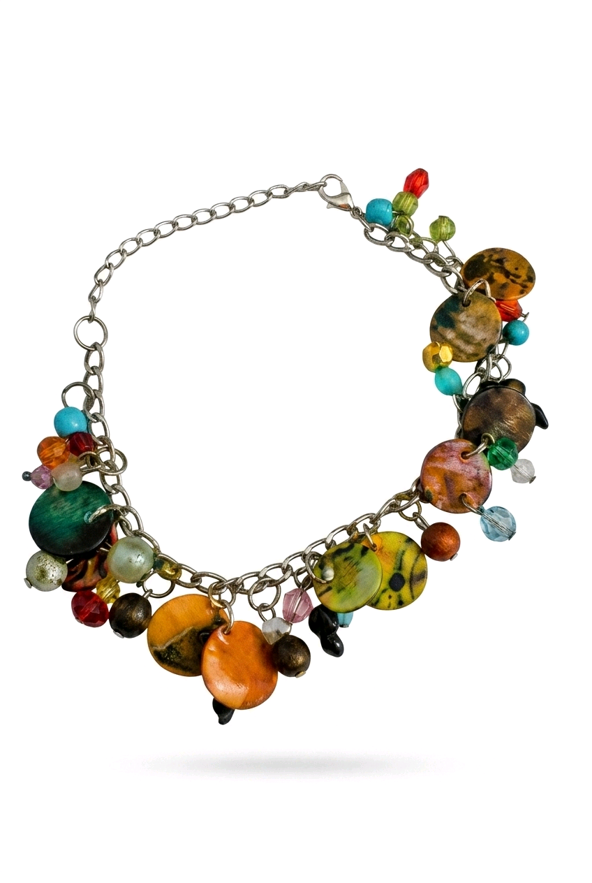 Accessory>Jewelry Bracelet w/ metallic charms