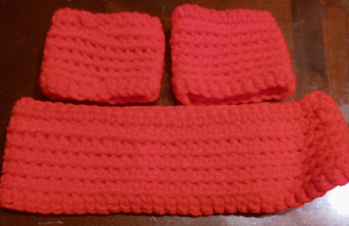 Activity Accessory Corner - Headband and Wristband Set - Bright Red