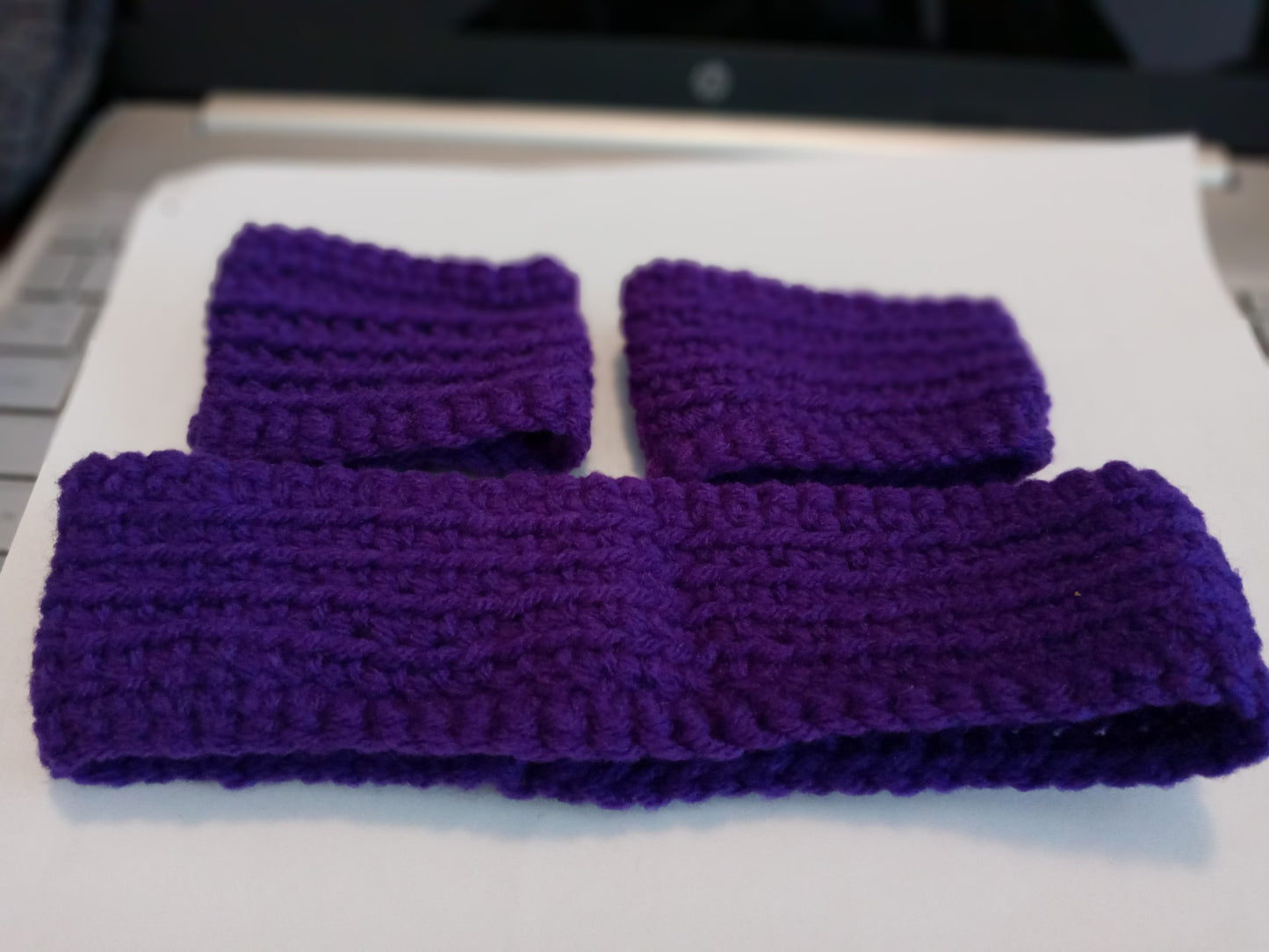Activity Accessory Corner - Headband and Wristband Set - Bright Purple