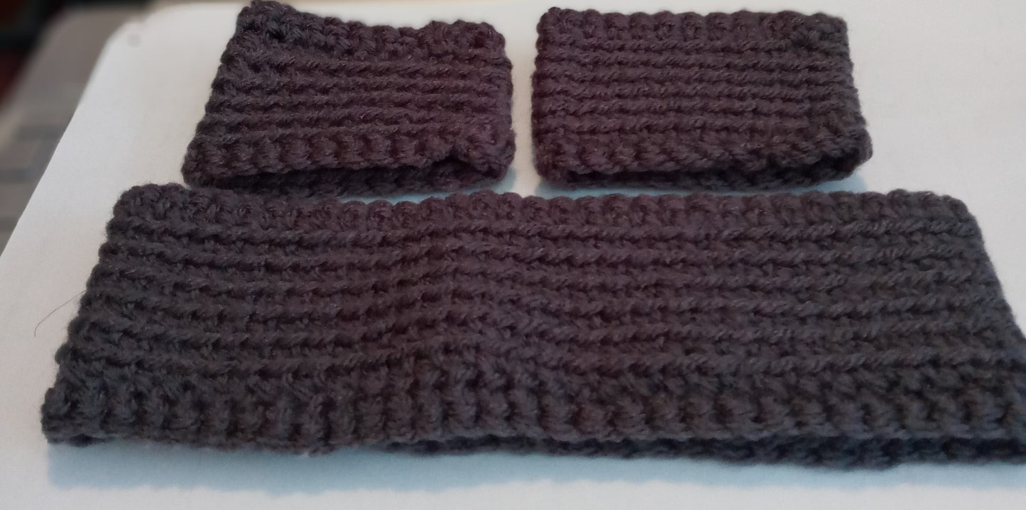 Activity Accessory Corner - Headband and Wristband Set - Dark Purple