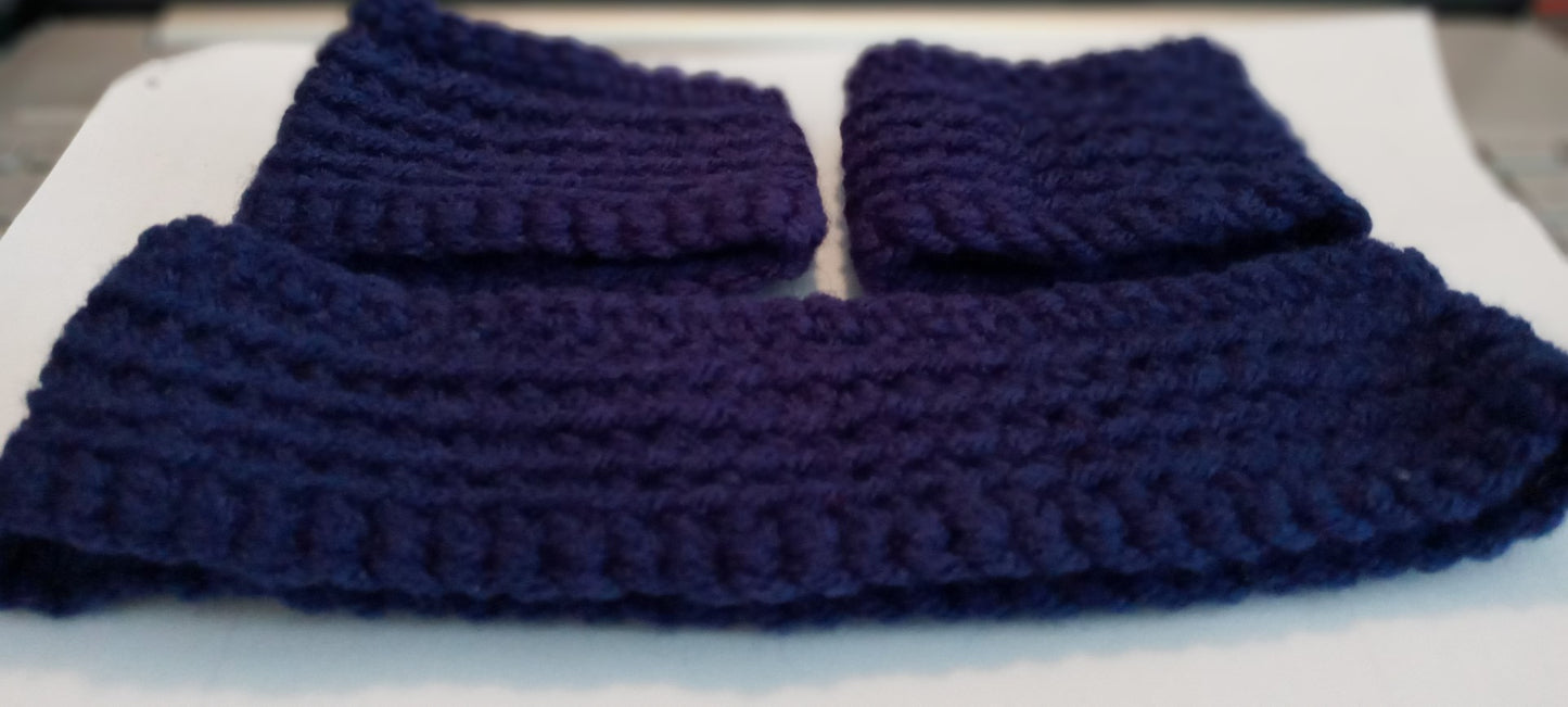 Activity Accessory Corner - Headband and Wristband Set - Navy Blue