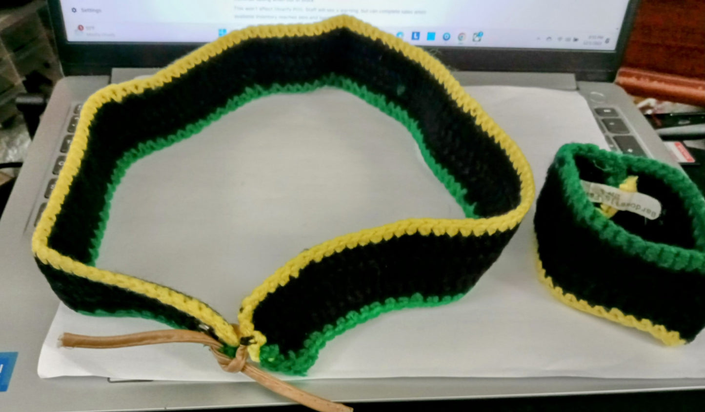 Jamaican Corner - Headband and Wristband
