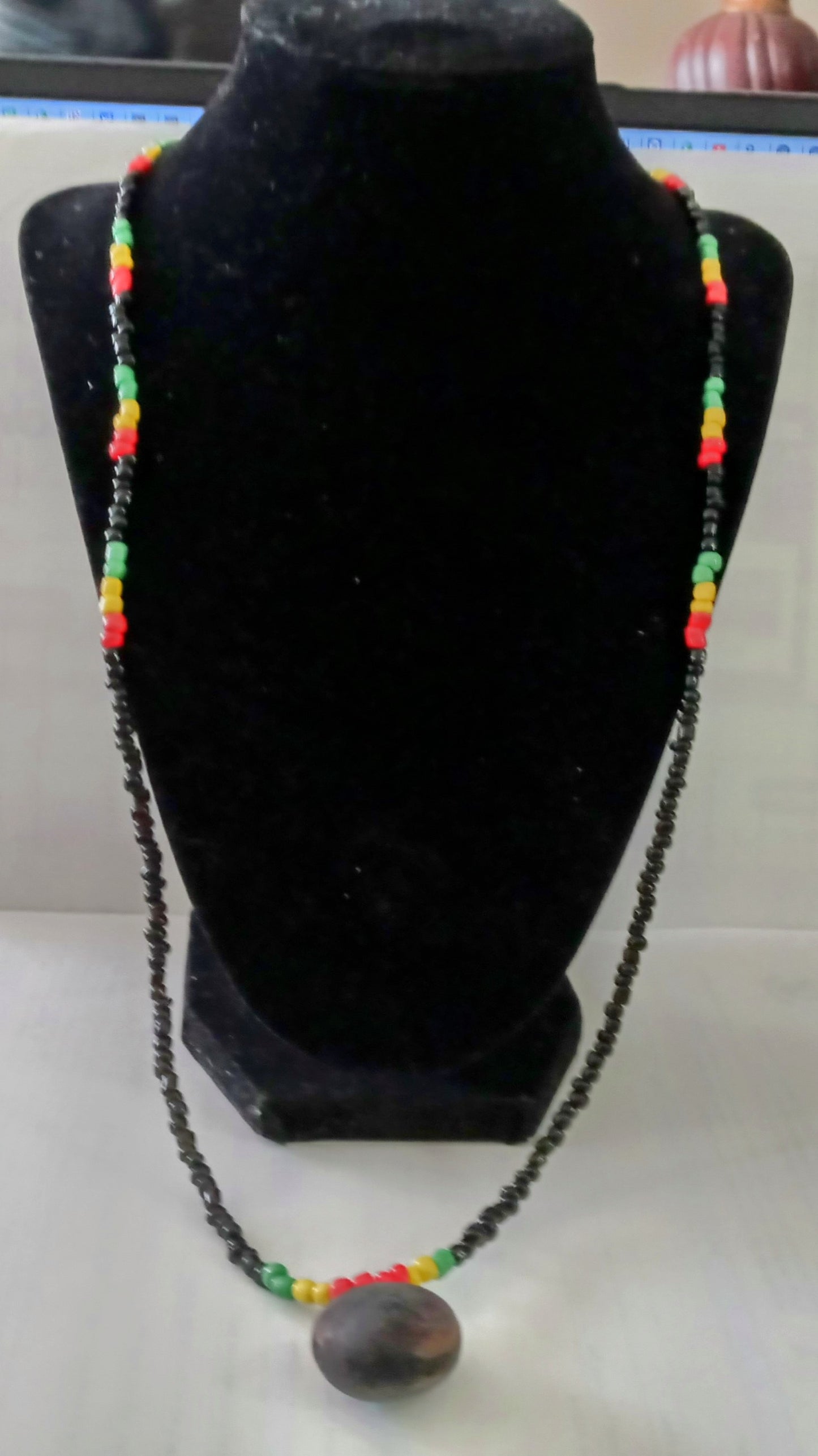 Jamaican Corner - Beaded Necklace - Small