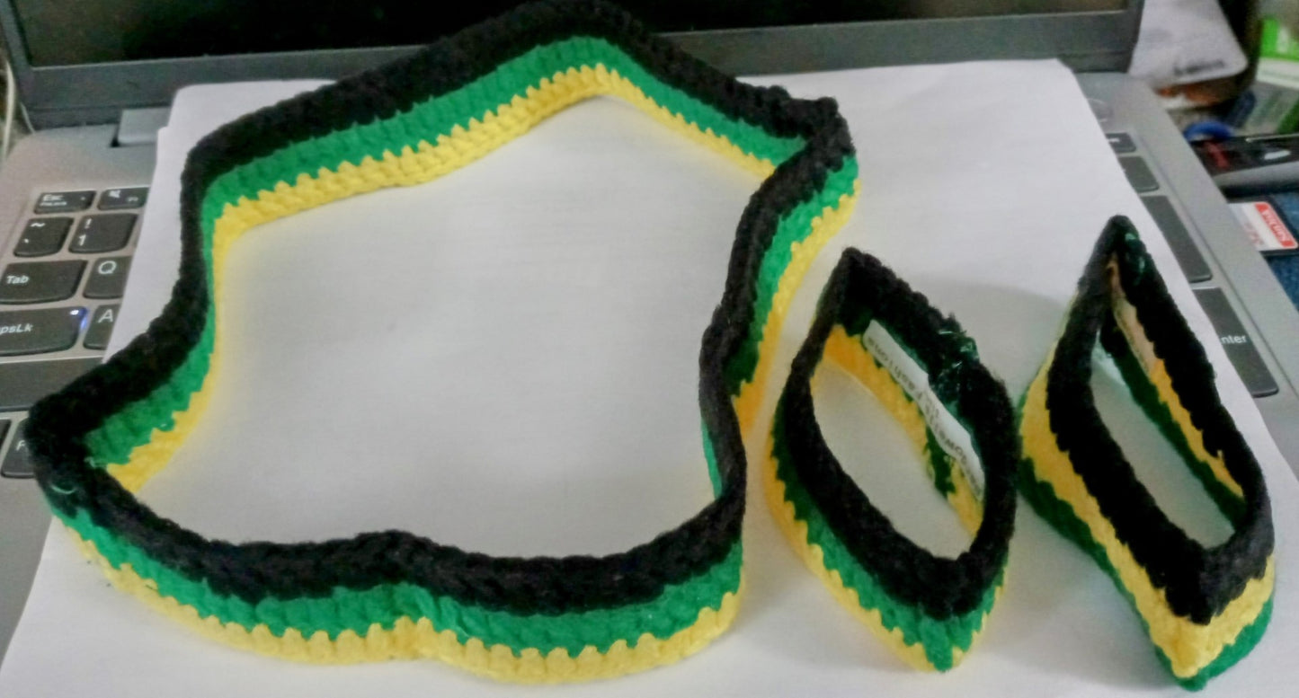 Jamaican Corner - Headband and Wristbands