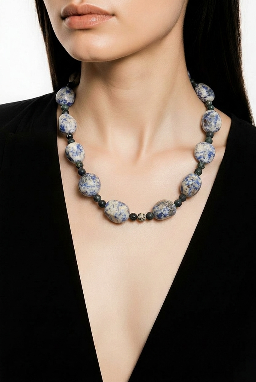 Accessory>Jewelry                                 Necklace & Earring Set