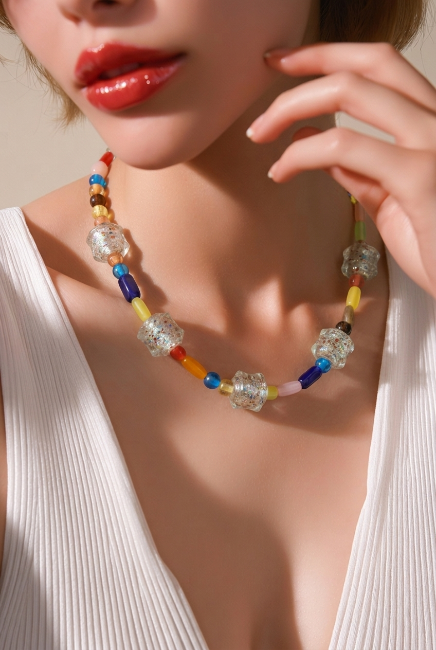 Accessory>Jewelry                             Necklace & Earring Set