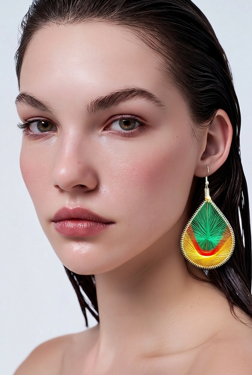 Jamaican Corner - Earrings (Mesh)