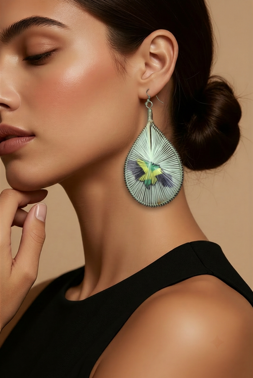 Jamaican Corner - Earrings (Mesh)