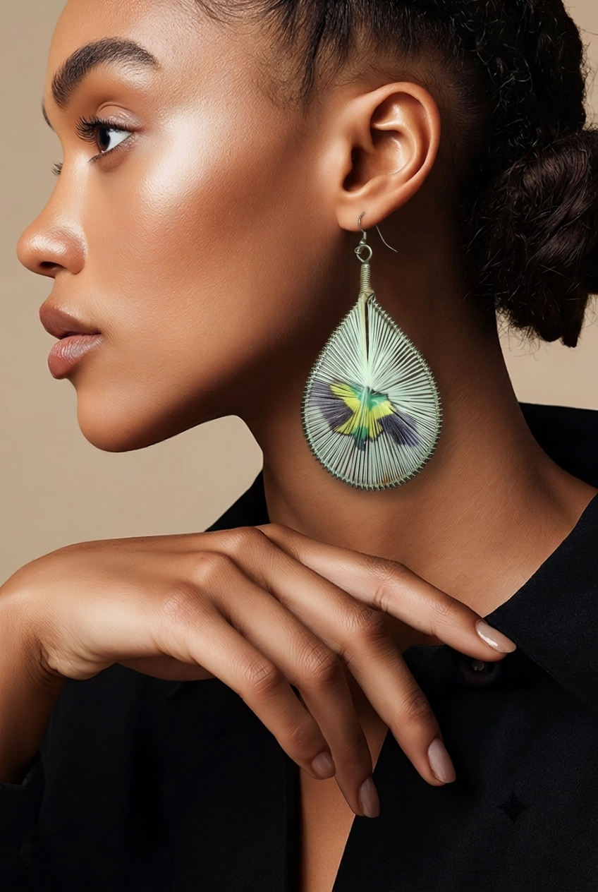 Jamaican Corner - Earrings (Mesh)