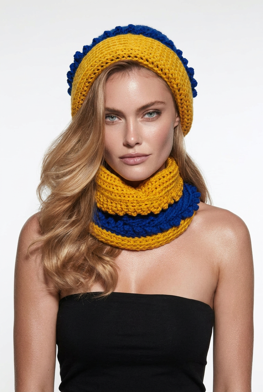 Apparel Accessory Corner - Beenie and Neck Scarf Set