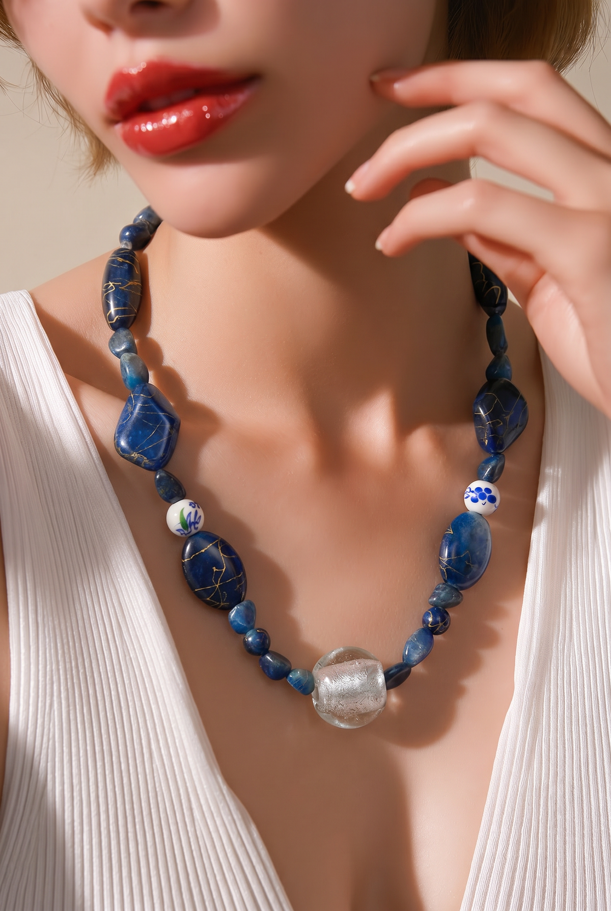 Accessory>Jewelry                              Necklace & Earring Set