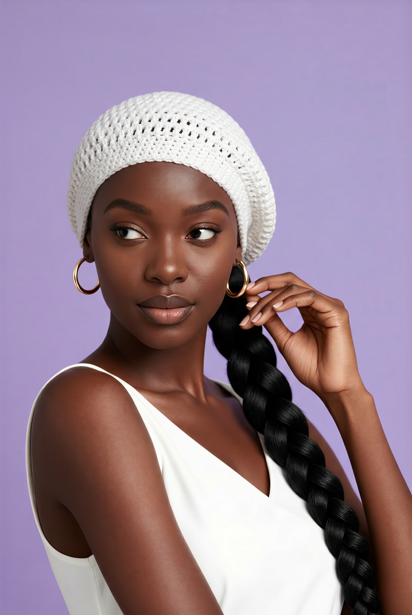 Beret and Neck Scarf Set