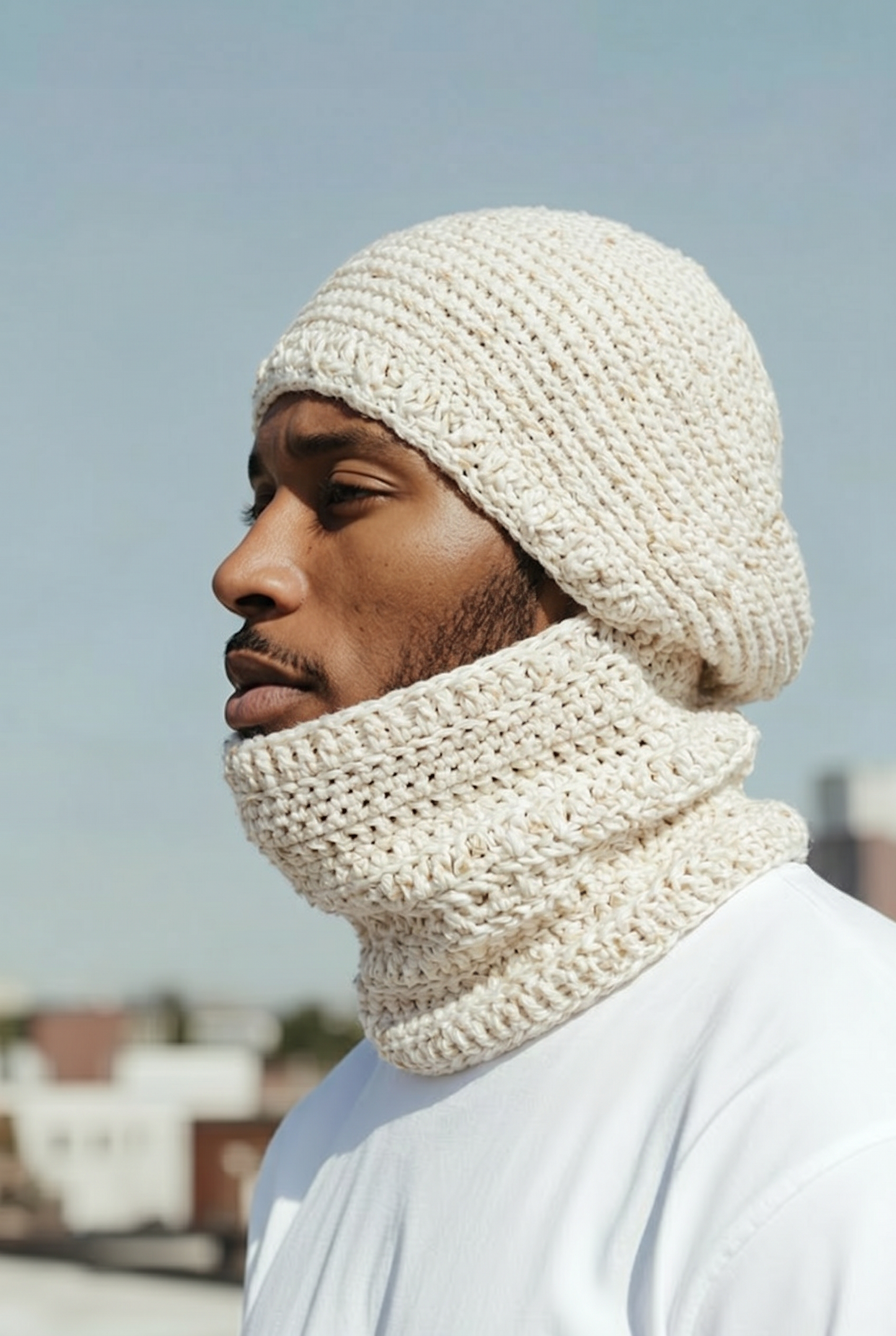 Beret and Neck Scarf Set