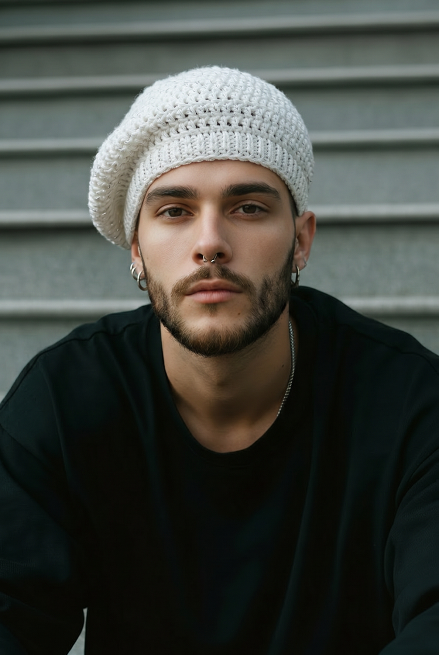 Beret and Neck Scarf Set