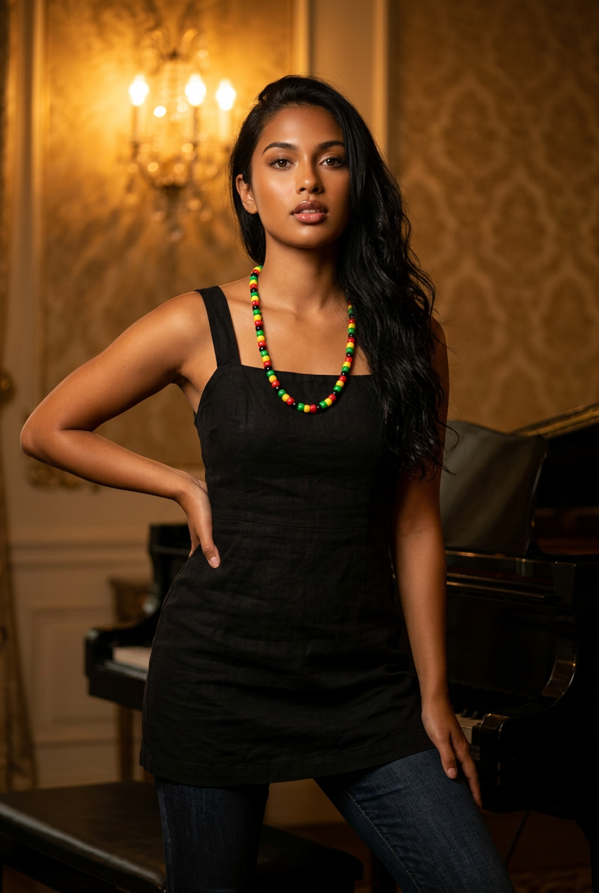 Accessory>Jewelry                                Necklace (beaded)- (LGE)