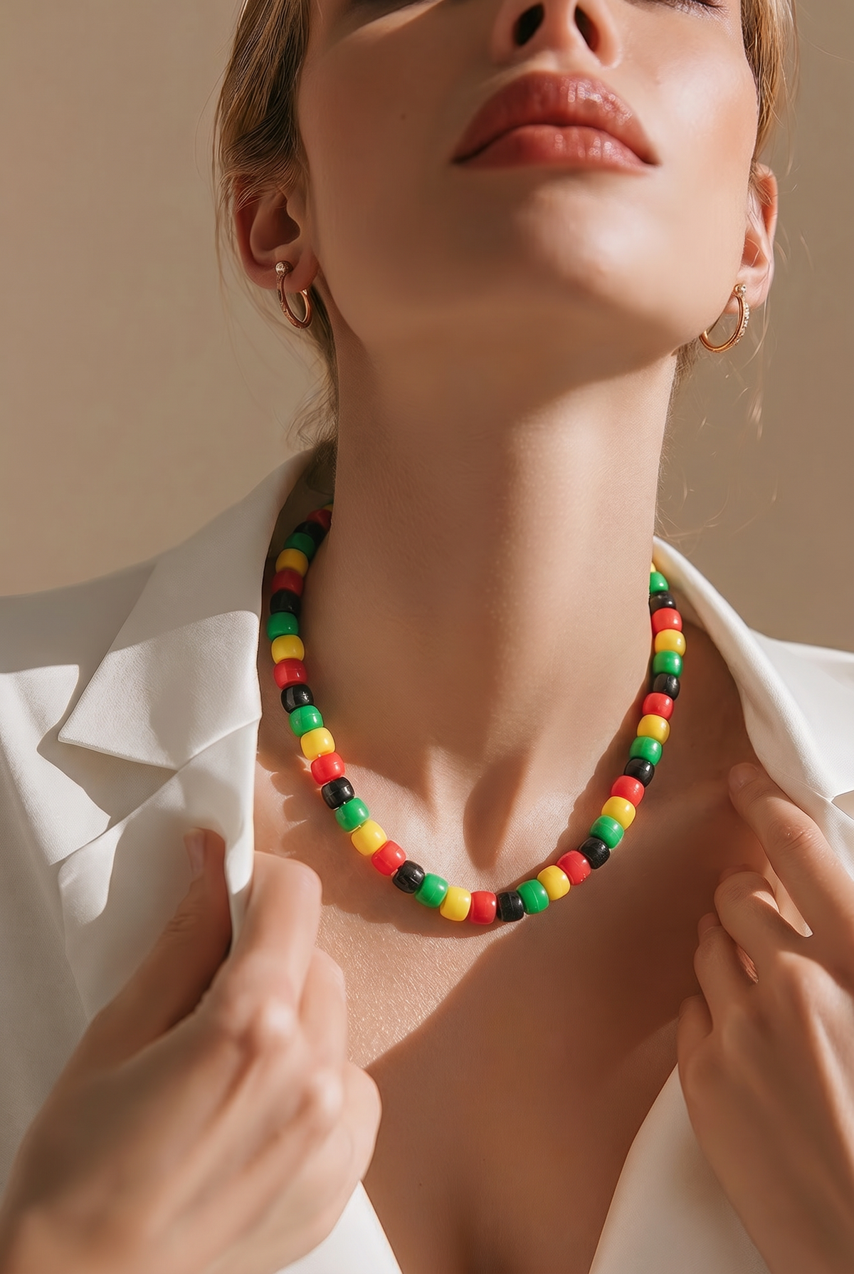 Accessory>Jewelry                                Necklace (beaded)- (LGE)