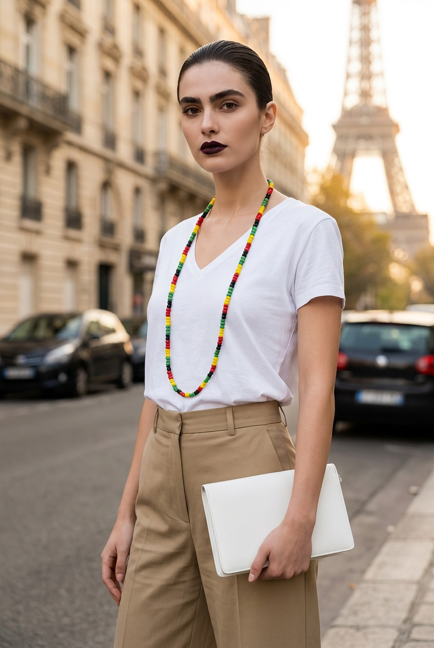 Accessory>Jewelry                  Necklace(beaded) - (SML)