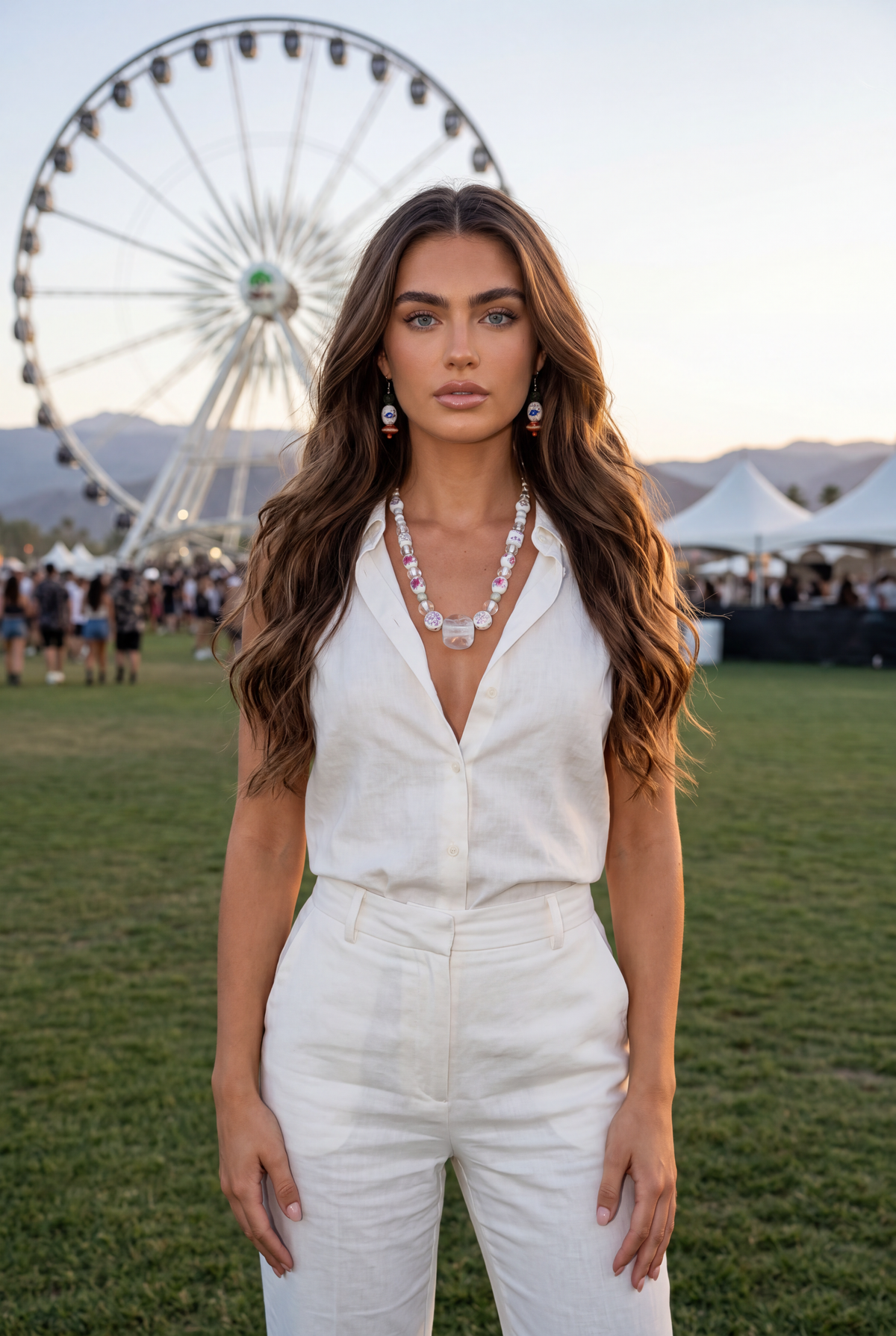 Accessory>Jewelry                             Necklace & Earring Set