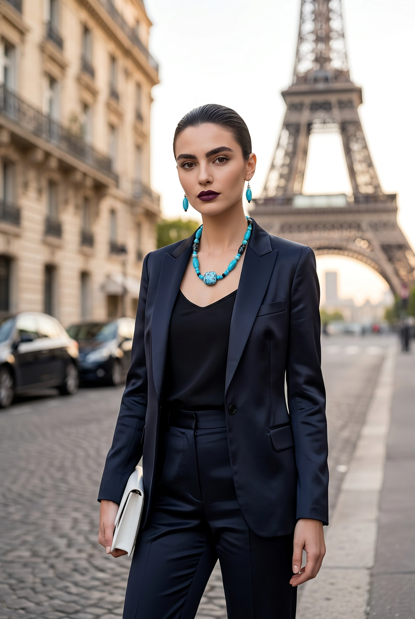 Accessory>Jewelry                              Necklace & Earring Set