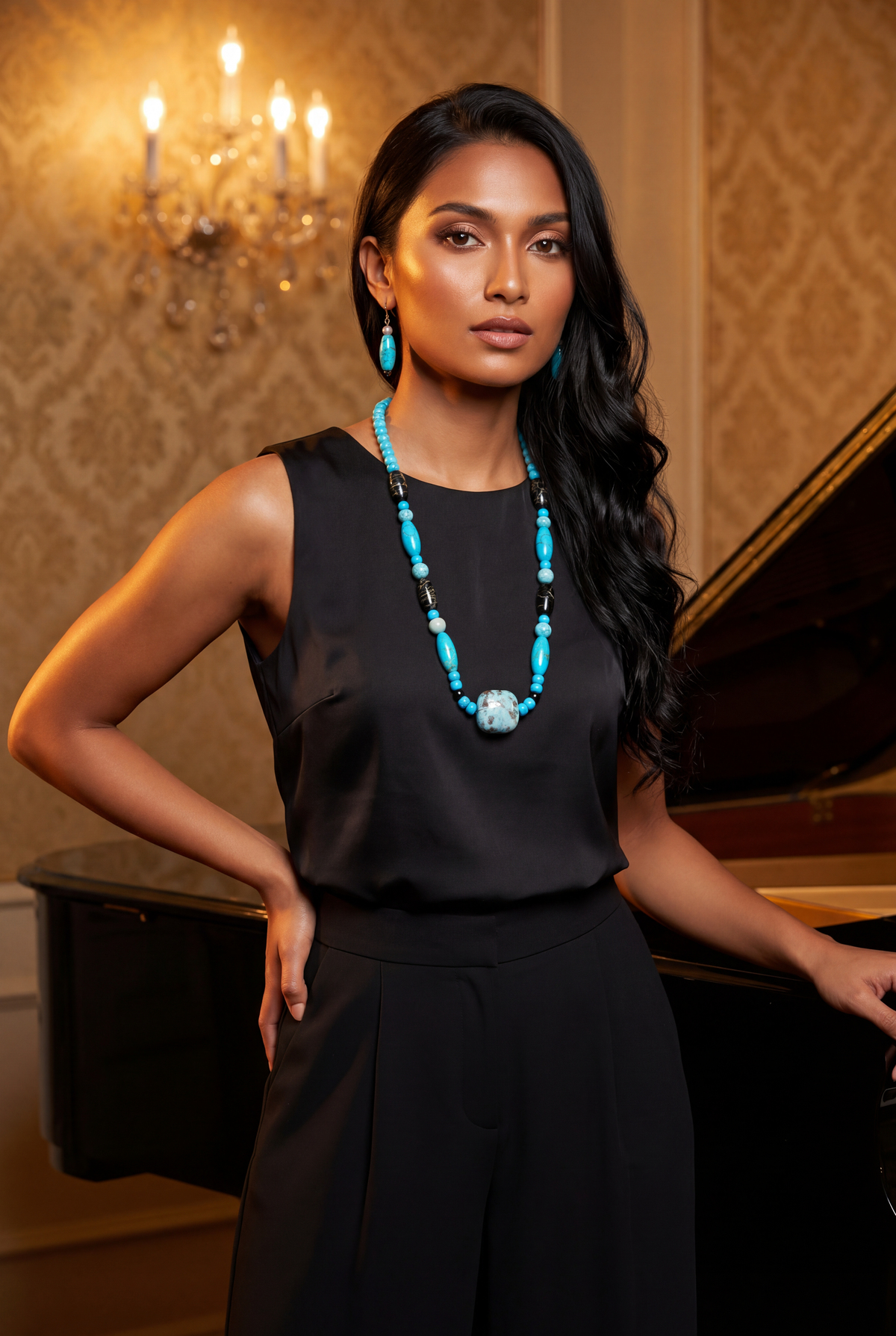Accessory>Jewelry                              Necklace & Earring Set
