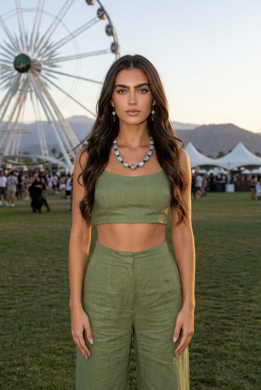 Accessory>Jewelry                                 Necklace & Earring Set
