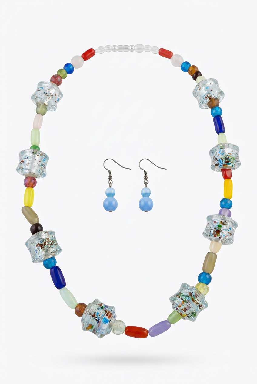Accessory>Jewelry                             Necklace & Earring Set