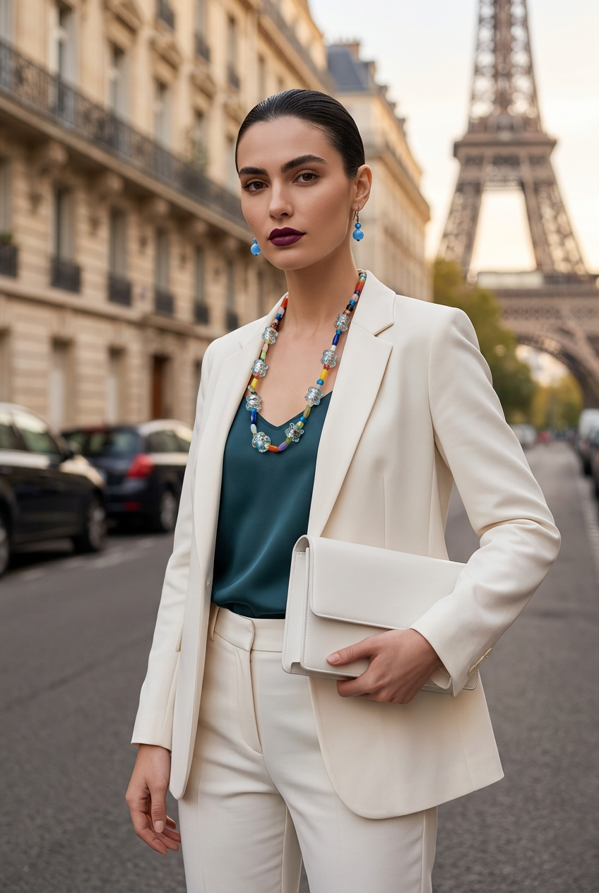 Accessory>Jewelry                             Necklace & Earring Set