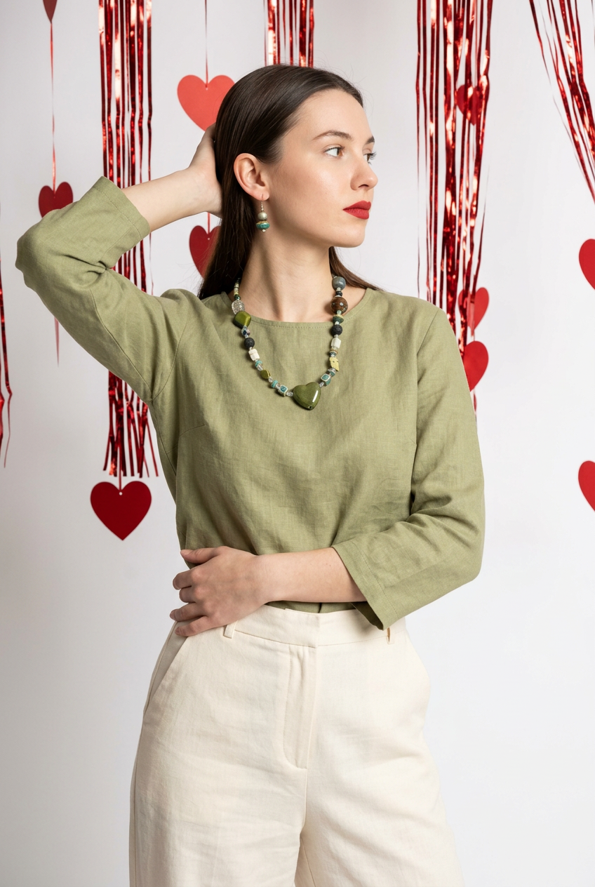 Accessory>Jewelry                              Necklace & Earring Set
