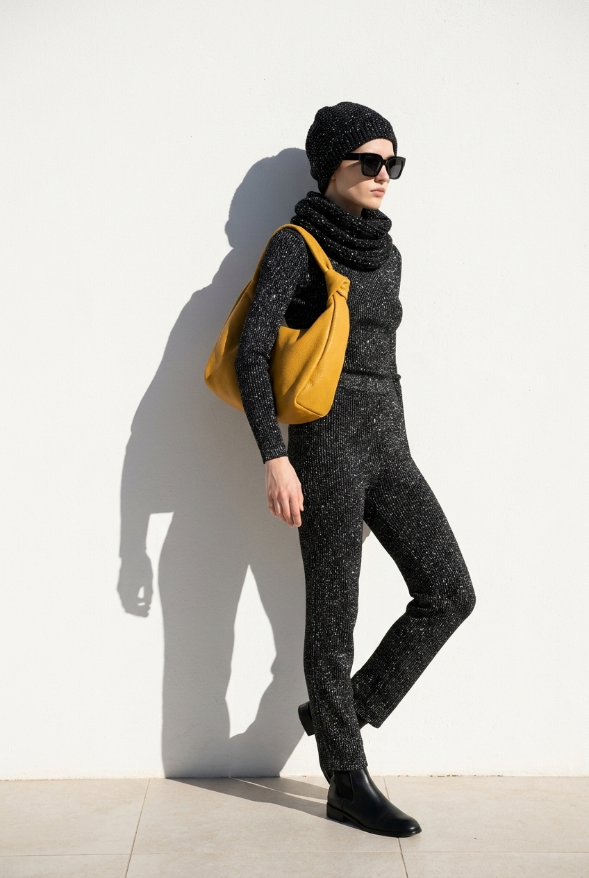 Apparel>Accessories               Beenie & Neck Scarf Set