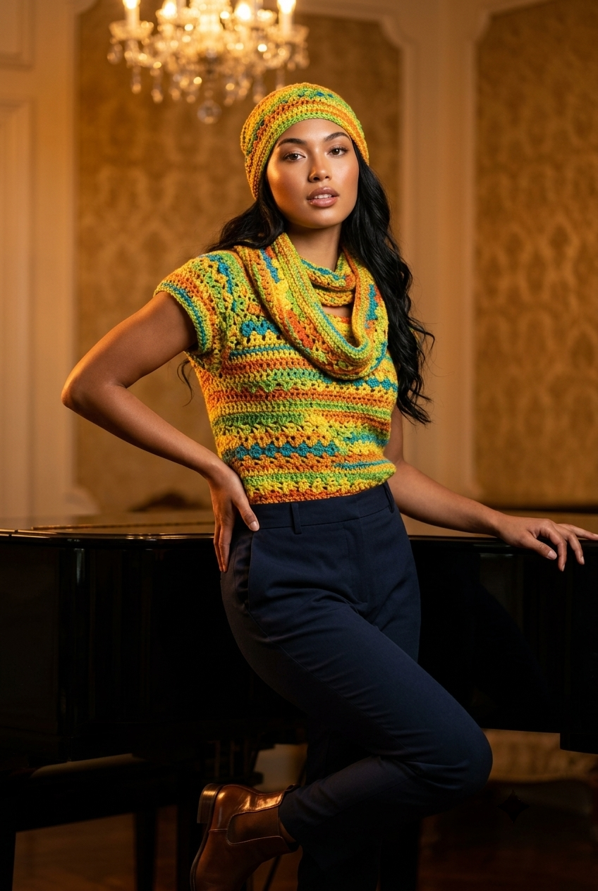 Apparel >Accessories                Beenie & Long Scarf Set