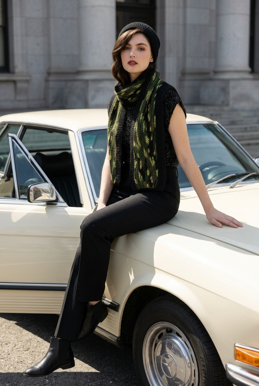 Apparel >Accessories               Beenie & Long Scarf Set