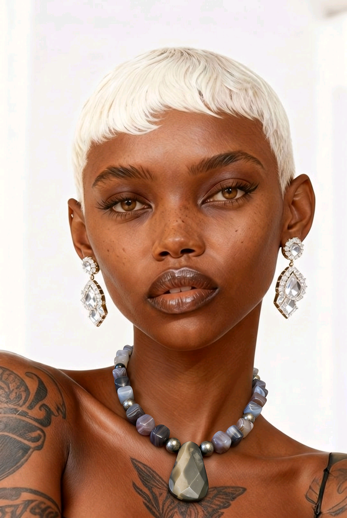 Accessory>Jewelry                                Necklace & Earring Set