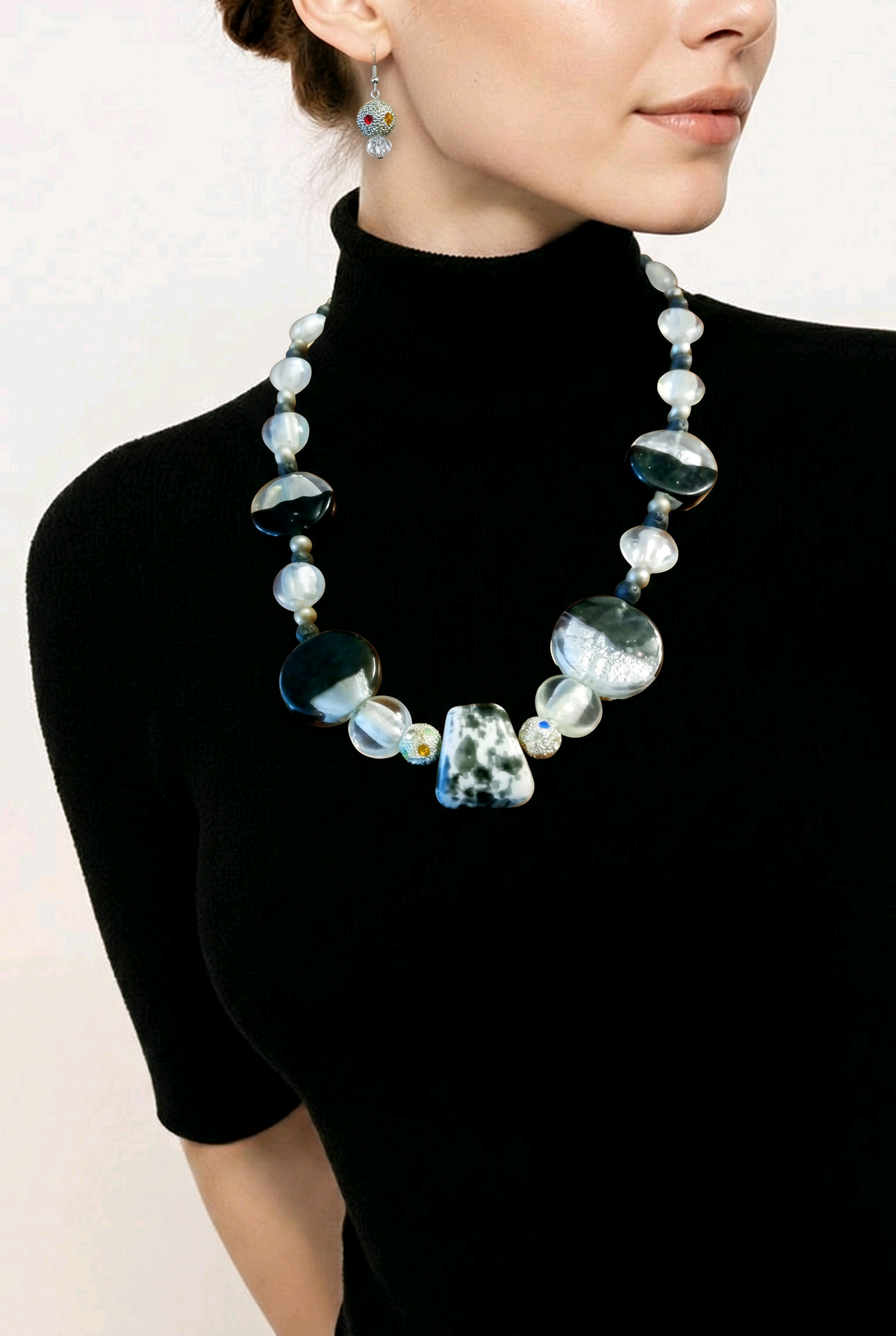 Accessory>Jewelry                                Necklace & Earring Set