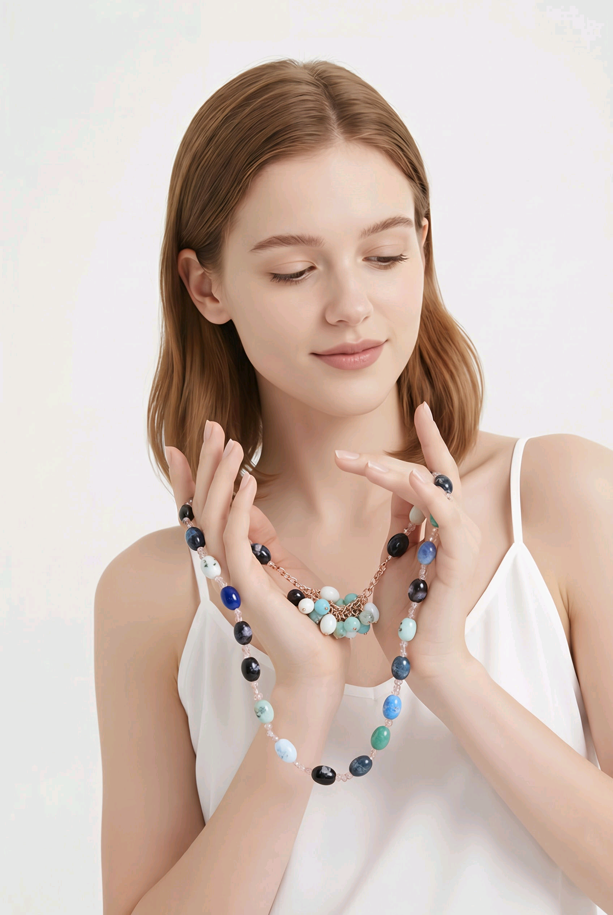Accessory>Jewelry                              Necklace & Earring Set