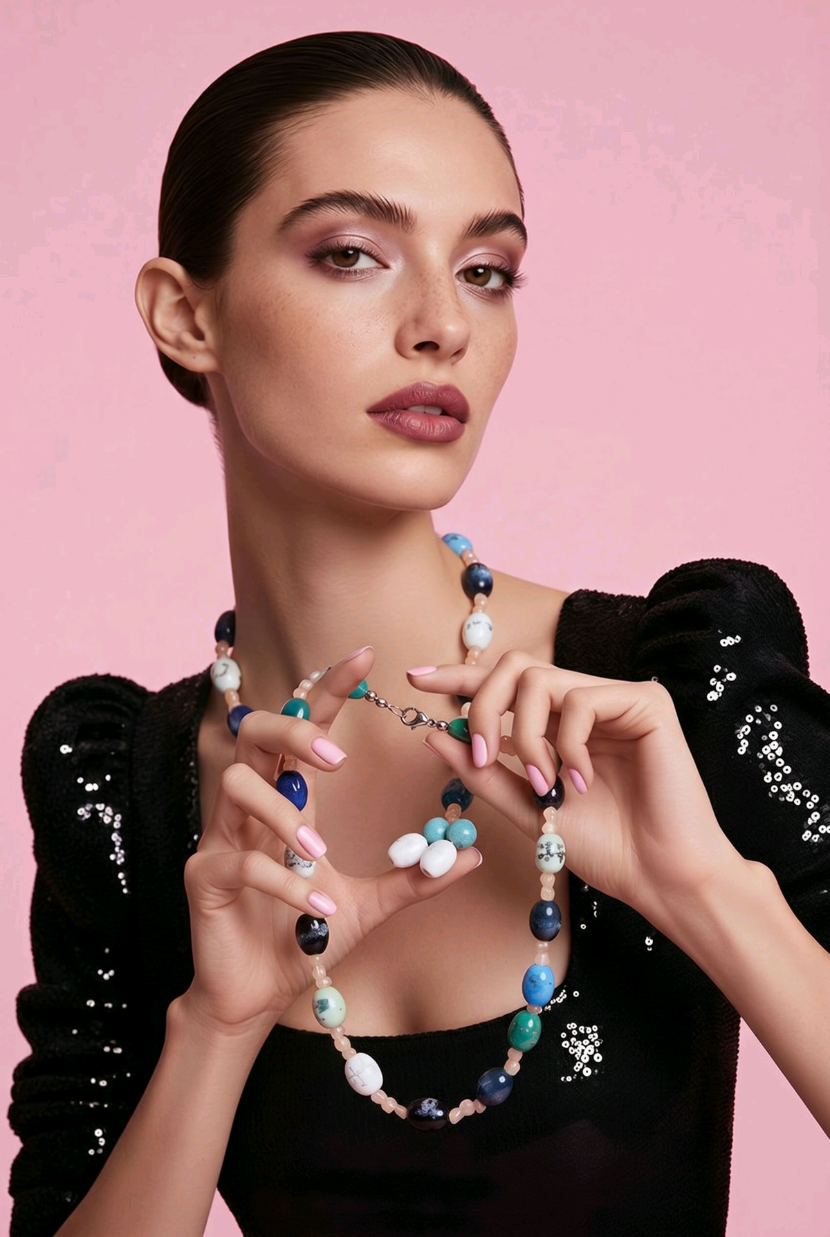 Accessory>Jewelry                              Necklace & Earring Set
