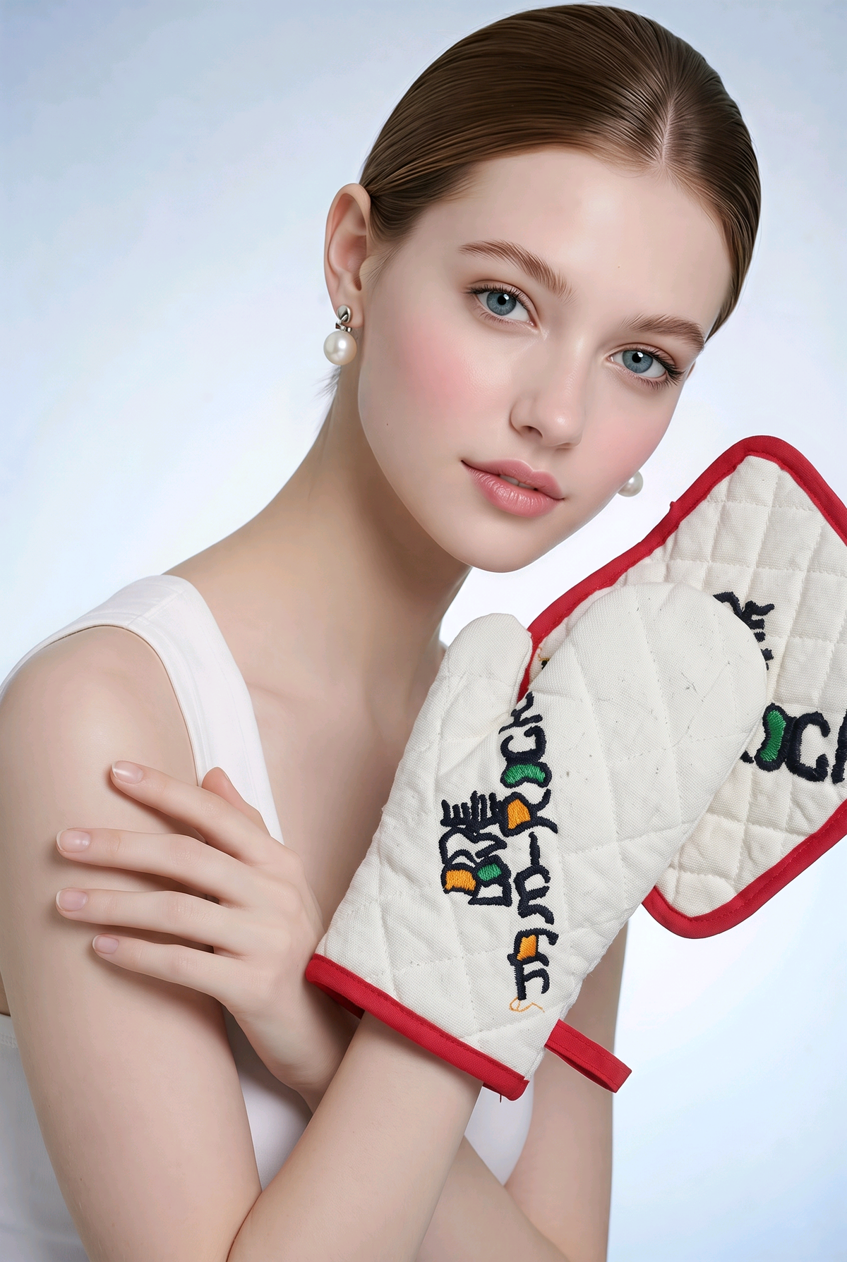 Household>Kitchen                         Potholder &  Mitt Set (Fabric)