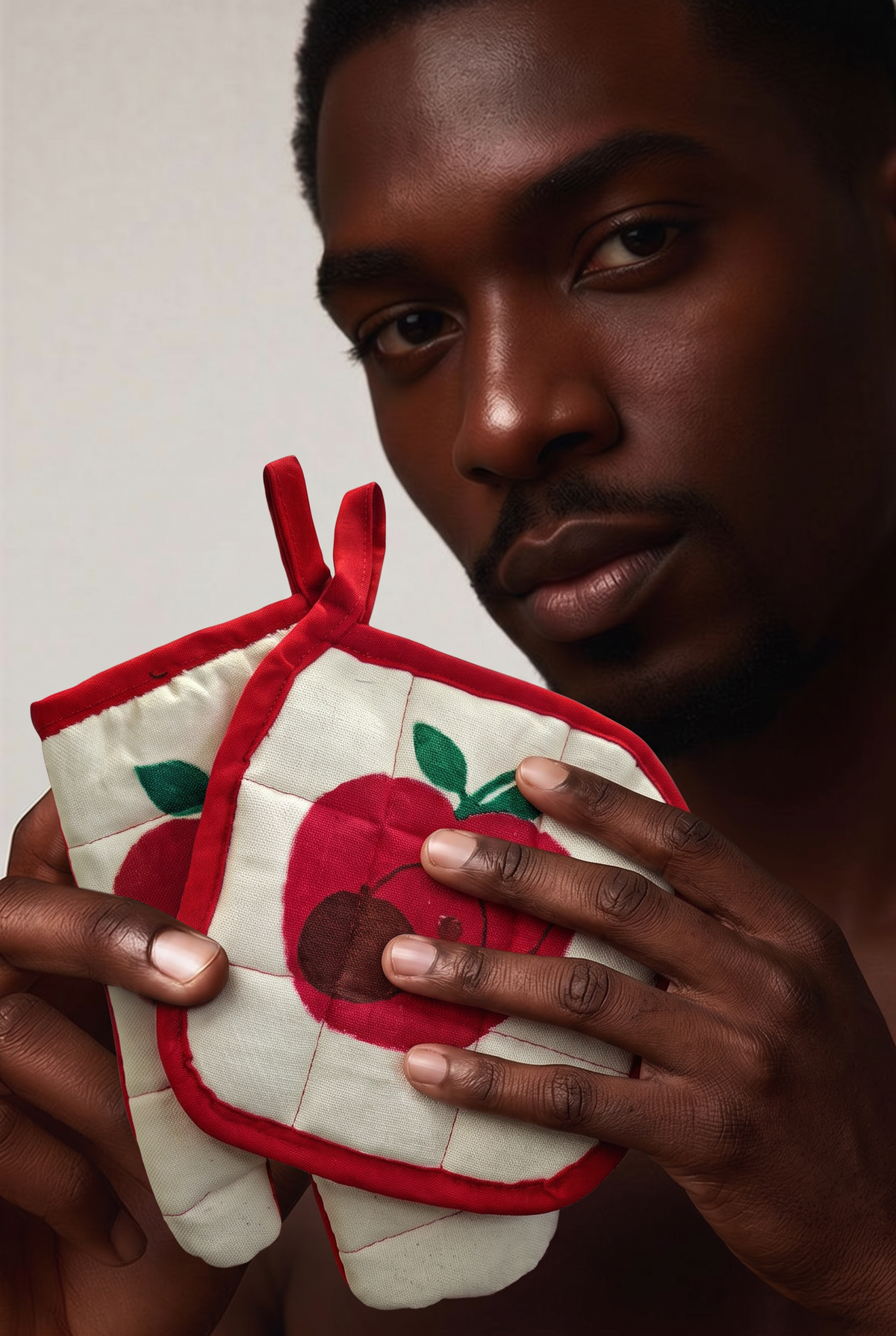 Household>Kitchen Accessories                      Potholder & Mitt Set