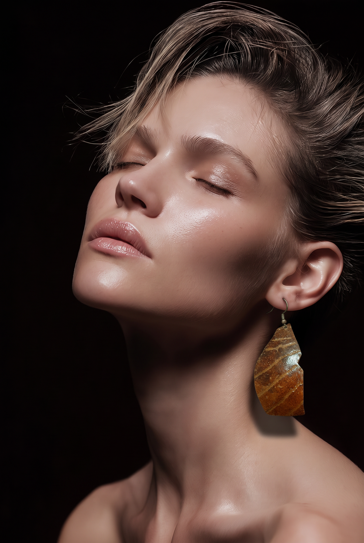 Accessory>Jewelry                               Earrings (Coconut Shell)