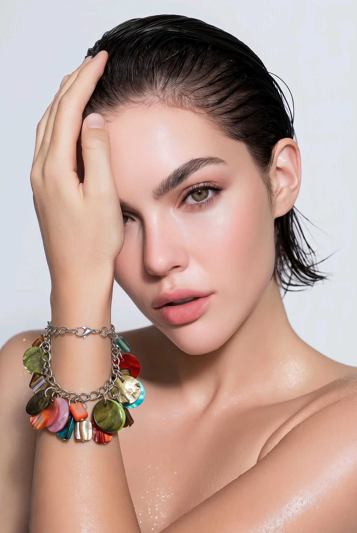 Accessory>Jewelry                               Bracelet w/ metallic charms