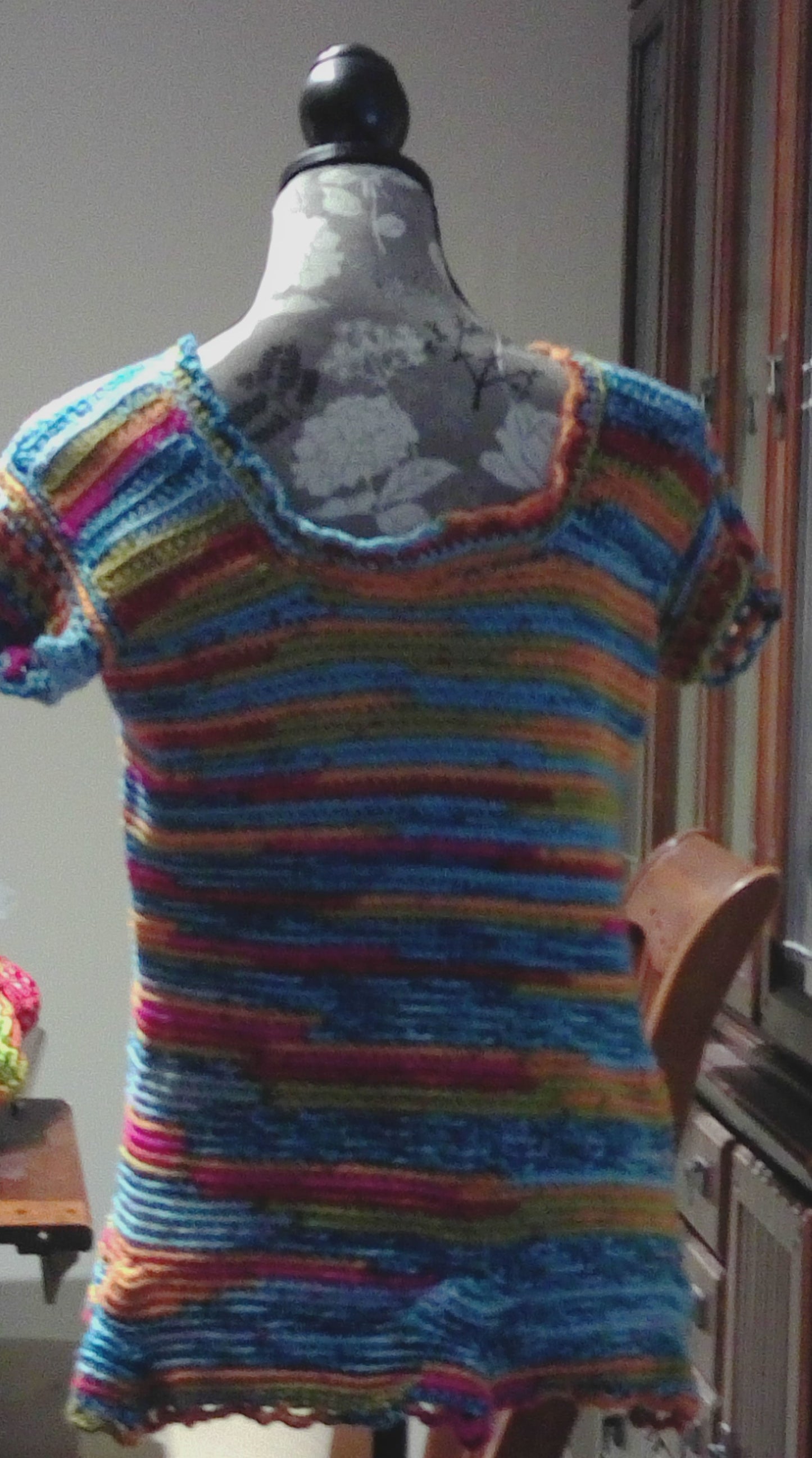 Apparel Corner - Adult Dress Top - Multicolored Turquoise-Based
