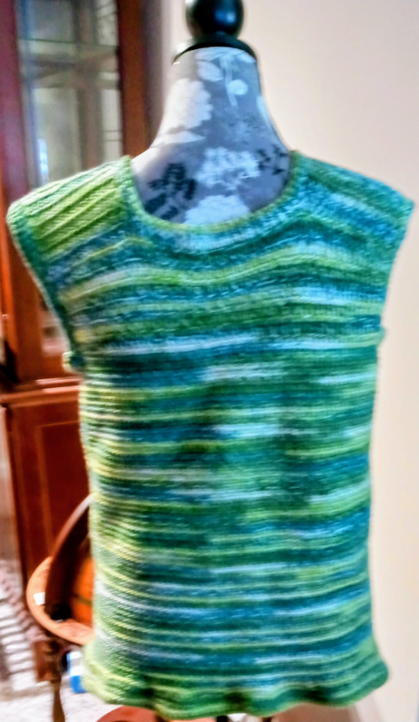 Apparel Corner - Adult Dress Top - Multicolored Green