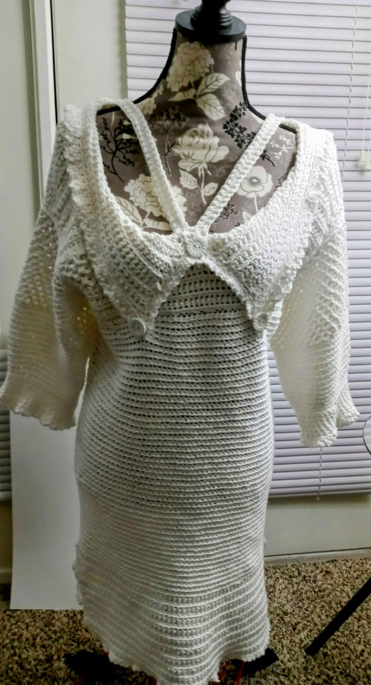 Apparel Corner - Adult Dress Top- White