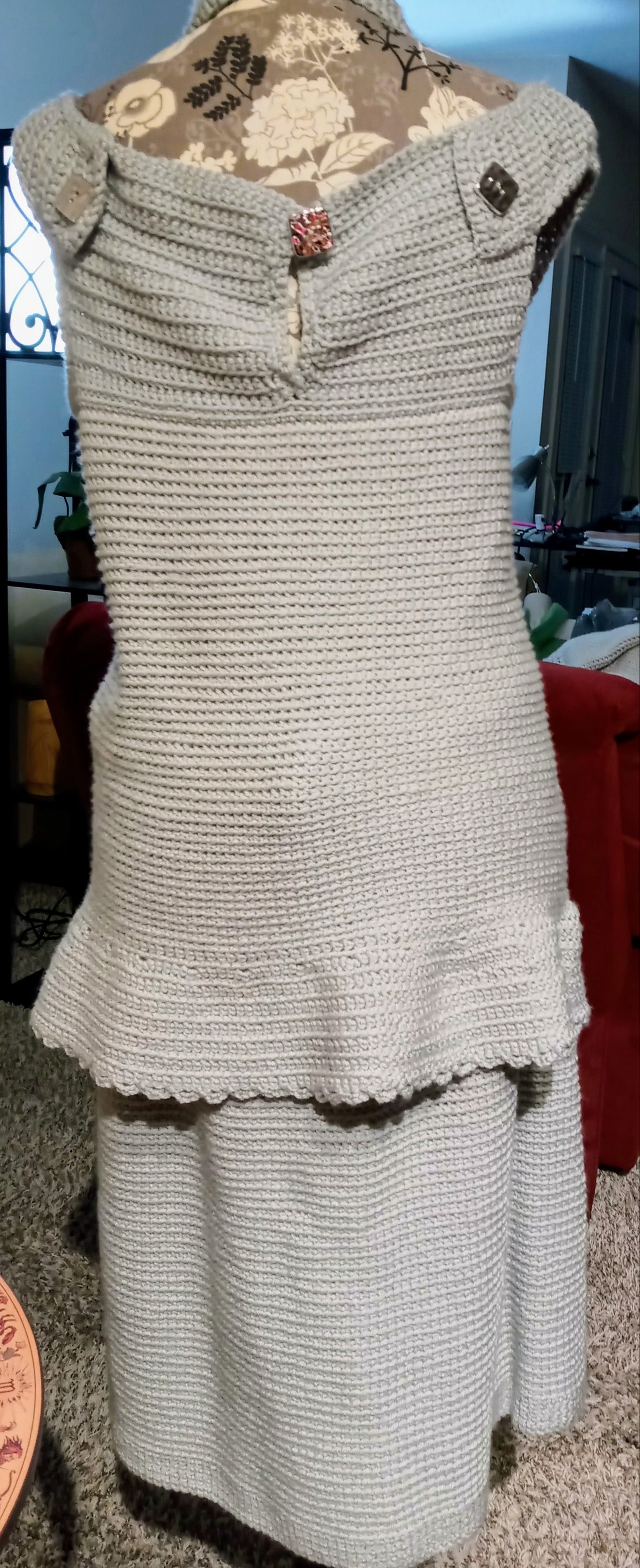 Apparel Corner - Adult Dress Top - Light Grey